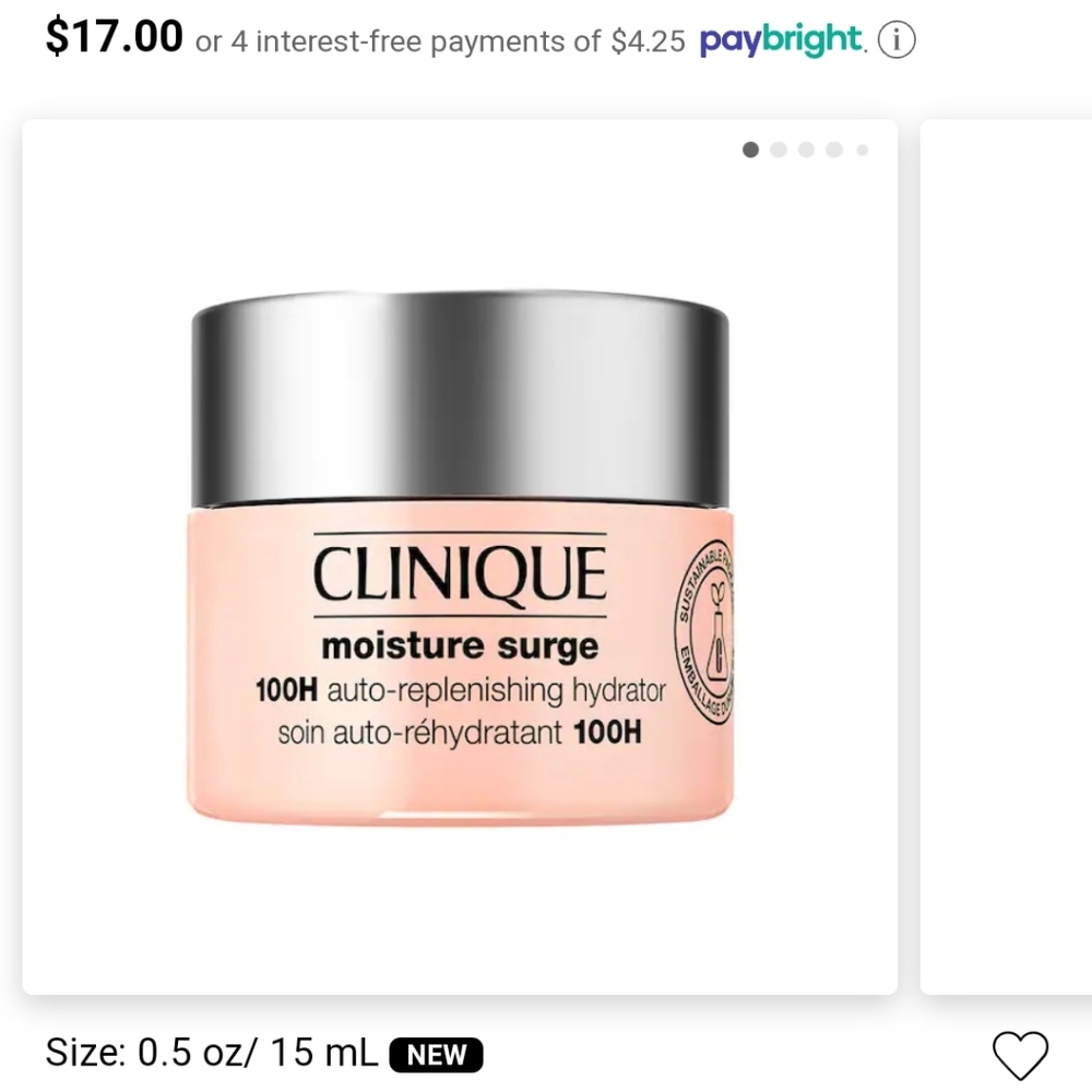 Clinique Moisture Surge™ 100-Hours auto replenishi
